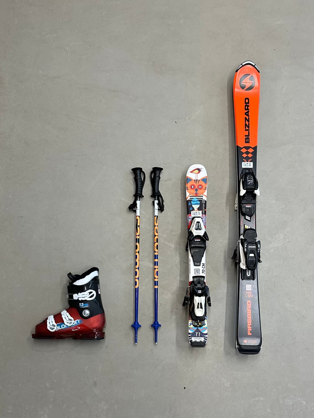 EQUIPO COMPLETO ESQUÍ JUNIOR