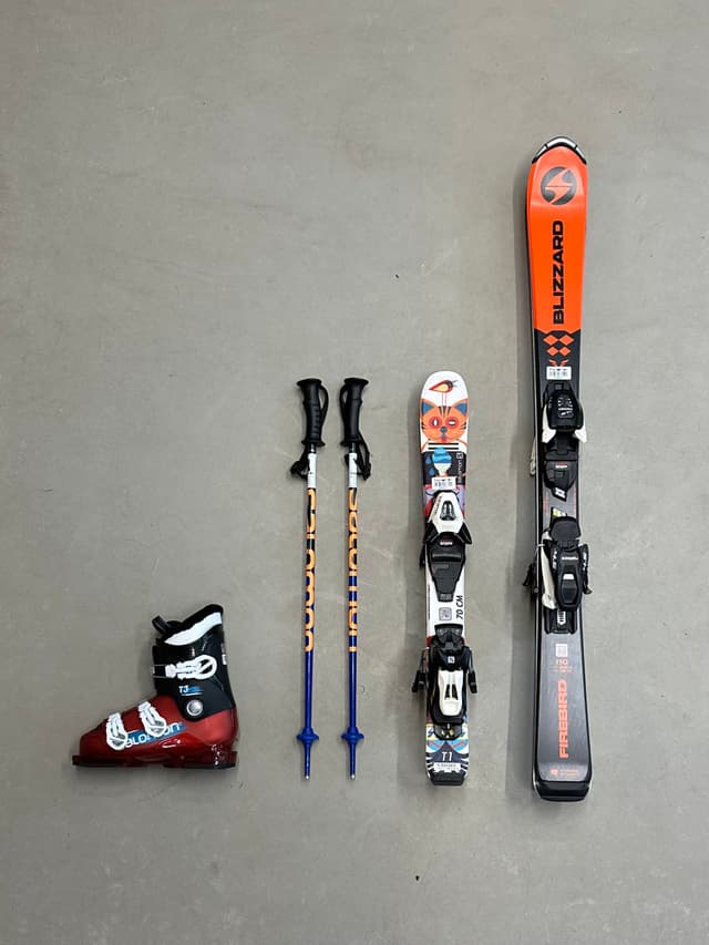 EQUIPO COMPLETO ESQUÍ JUNIOR